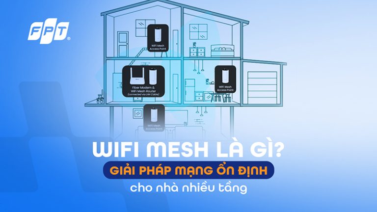 Wifi Mesh là gì?  Giải pháp mạng tối ưu cho ngôi nhà rộng của bạn
