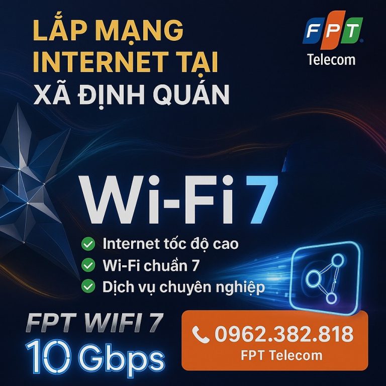 Lắp mạng FPT tại Xã Định Quán Đồng Nai