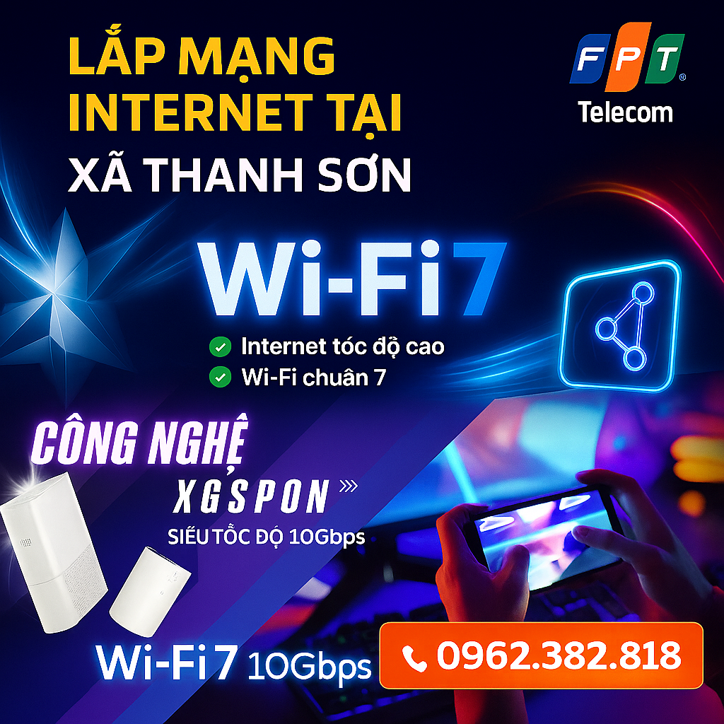 Lắp mạng FPT tại Xã Thanh Sơn Đồng Nai