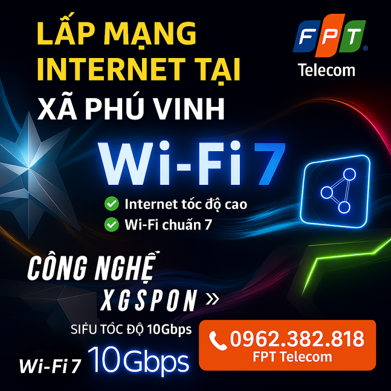Lắp mạng FPT tại Xã Phú Vinh Đồng Nai