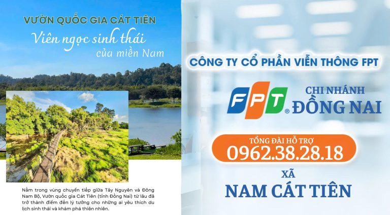 Lắp Mạng FPT Xã Nam Cát Tiên Tỉnh Đồng Nai