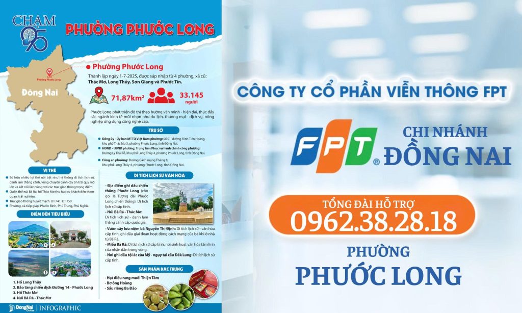 Lắp Mạng FPT Phường Phước Long Tỉnh Đồng Nai
