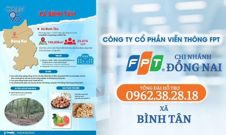 Lắp Mạng FPT Xã Bình Tân Tỉnh Đồng Nai