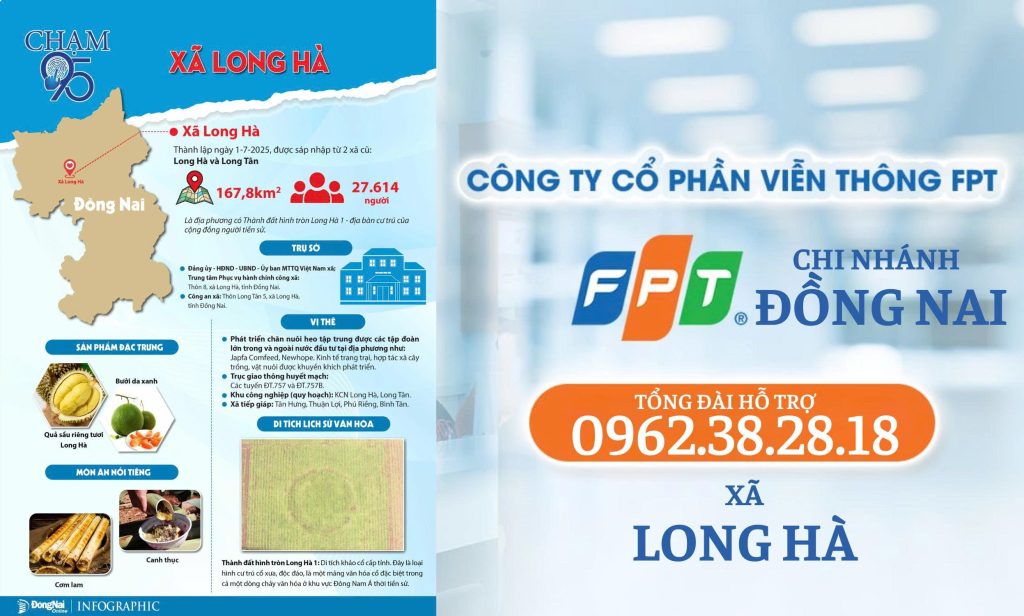 Lắp Mạng FPT Xã Long Hà Tỉnh Đồng Nai