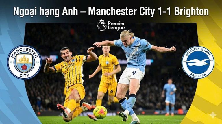 Manchester City 1–1 Brighton & Hove Albion