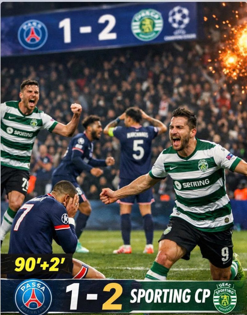 Phút 90+2 định mệnh: PSG gục ngã, Sporting CP làm nên địa chấn!
