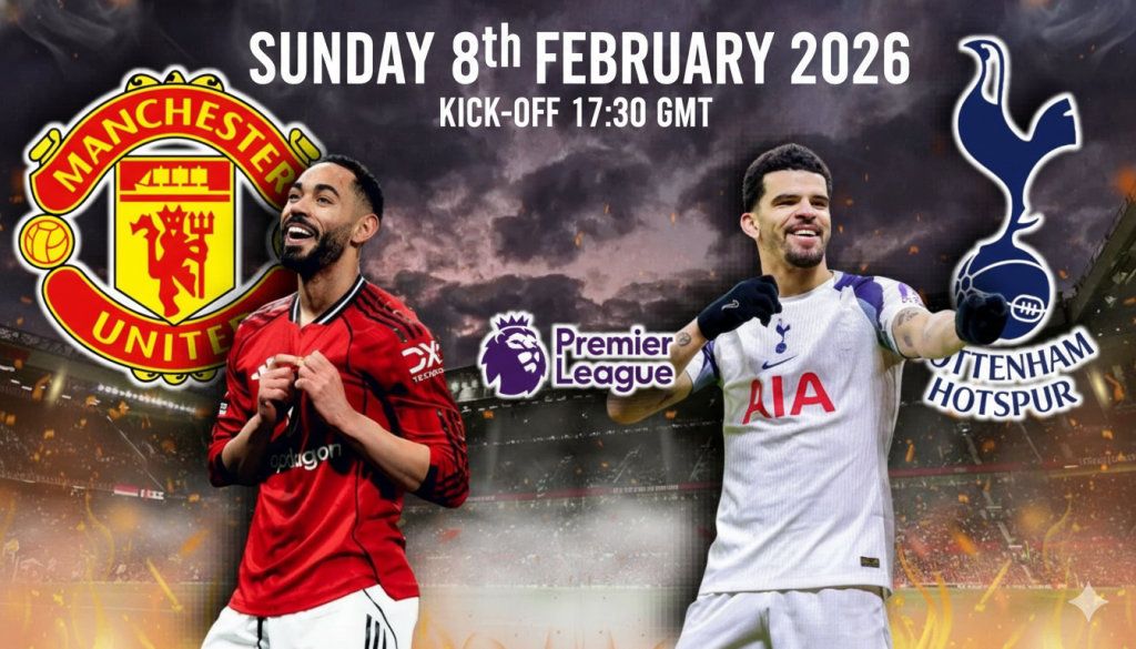 Kết quả Ngoại hạng Anh hôm nay 7/2/2026: MU đánh bại Tottenham 2-0, nối dài mạch thắng ấn tượng dưới thời Carrick